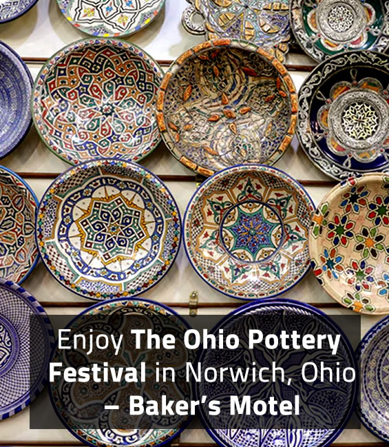 Ohio Pottery Festival Zanesville, Ohio Motel Ohio Family Owned Motel